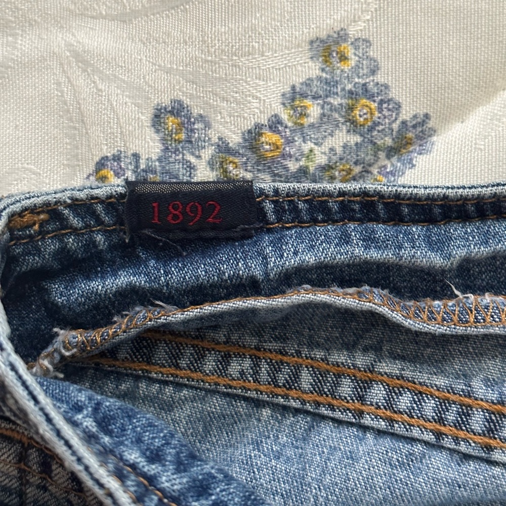 Vintage A&F y2k no waist low rise bootcut jeans button fly 5 pocket Sz 26 USA - Picture 7 of 15